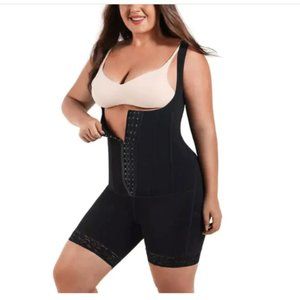 Snatched Body Faja Shapewear No Bra Butt Lift Shaper XL Black